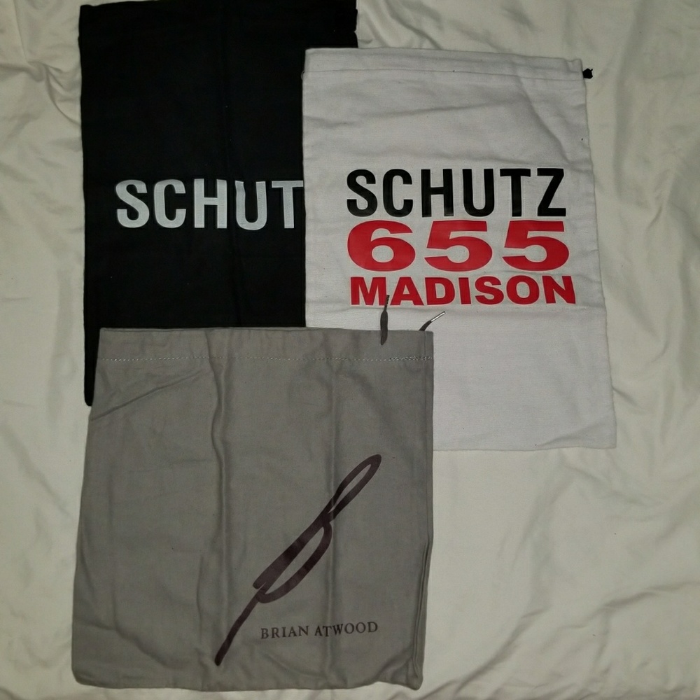 Schutz Brian atwood 3pack shoe bags